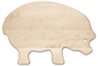 Pig-Shaped maple cutting board 