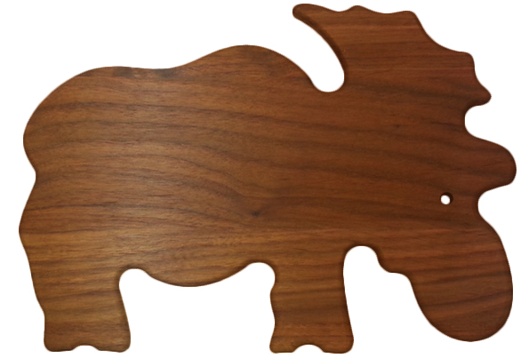 Moose shaped cutting board